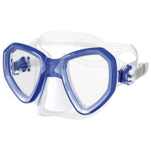 Masks and snorkels for scuba diving