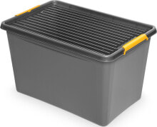 ORPLAST Pojemnik do przechowywania ORPLAST, Simple box, 60l, szary