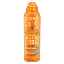 Средства для загара и защиты от солнца Защитный спрей от солнца Idéal Soleil Vichy Spf 50 (200 ml)