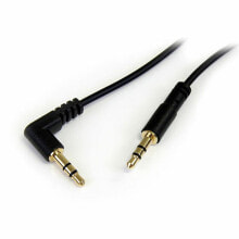 Audio Jack Cable (3.5mm) Startech MU1MMSRA Black 0,3 m