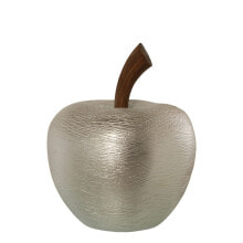 Decorative Figure Alexandra House Living Ceramic Apple Silver 31 x 30 x 40 cm