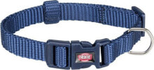 Ошейники для собак trixie Collar Premium indigo. XS – S 22–35 cm / 10 mm