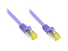 Кабели и разъемы для аудио- и видеотехники Alcasa RJ45-RJ45, m-m, 20m сетевой кабель Cat7 S/FTP (S-STP) Фиолетовый 8070R-200V