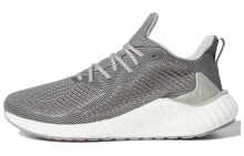 adidas Alphaboost M 低帮 跑步鞋 男款 银灰色 / Кроссовки Adidas Alphaboost M G54129