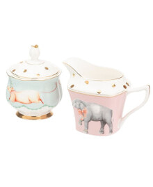 Yvonne Ellen elephant Milk Jug and Mouse Sugar Pot Set