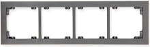 Умные розетки, выключатели и рамки Karlik Deco Quadruple Frame Graphite (11DR-4)