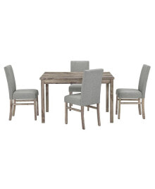 Simplie Fun modern Rectangular Dining Table Set