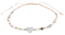 Женские браслеты lovely beaded bracelet with a heart VBD392-B