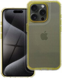 OEM Futerał MATRIX CLEAR do IPHONE 16 PLUS żółty