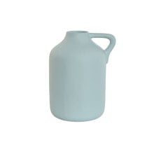 Vase Home ESPRIT Sky blue Stoneware Traditional style 30 x 25 x 38 cm