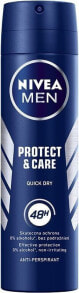 Дезодоранты nivea Protect &amp; Care Anti-perspirant Spray Мужской спрей-антиперспирант без спирта 250 мл