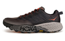 HOKA ONE ONE Speedgoat 4 低帮 跑步鞋 男款 黑灰 / Кроссовки HOKA ONE ONE Speedgoat 4 1106528-DGGA