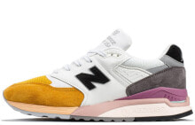 New Balance NB 998 低帮 跑步鞋 男女同款 白橙拼色 / Кроссовки New Balance NB 998 M998PSD