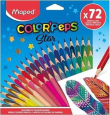 Maped Kredki Colorpeps trójkątne 72 kolory