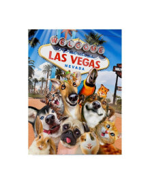 Trademark Global howard Robinson 'Las Vegas Pets' Canvas Art - 24