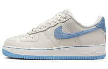 Nike Air Force 1 Low 耐磨轻便 板鞋 女款 白蓝 / Кроссовки Nike Air Force 1 Low DX1193-100