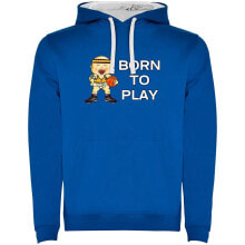 KRUSKIS Born To Play Basketball Two-Colour Hoodie