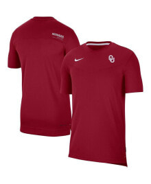 Nike men's Crimson Oklahoma Sooners Coach UV Performance T-shirt