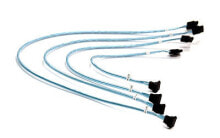 Кабели и провода для строительства supermicro 4 x Round кабель SATA 0,55 m Черный, Синий, Белый CBL-0189L
