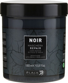 Regenerierende Haarmaske mit Birnensaft - Black Professional Line Noir Repair Prickly Pear Juice Mask