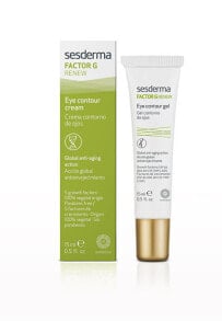 Sesderma Factor G Renew Eye Contour Cream Крем с пептидами и стволовыми клетками для кожи вокруг глаз 15 мл