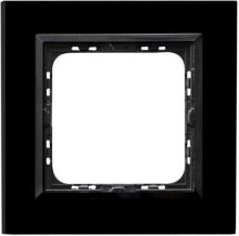 Розетки, выключатели и рамки ospel Single frame Sonata black glass (R-1RGC / 32/25)