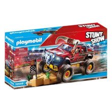 Игровой набор Playmobil Stuntshow 70549 Трюковое шоу на джипе с рогами