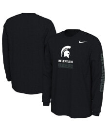 Nike men's Black Michigan State Spartans Alternate Long Sleeve T-shirt