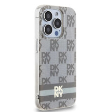 DKNY Dkhmp13Lhcptse iPhone 13 Pro13 6.1 Bezowy Iml Checke Mono Pattern&Printed Stripes phone case