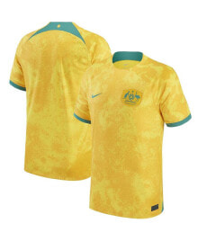 Nike men's Yellow Australia National Team 2022/23 Home Replica Jersey