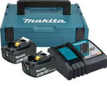 Аккумуляторы и зарядные устройства Makita 197952-5 аккумулятор / зарядное устройство для аккумуляторного инструмента Комплект зарядного устройства и батареи