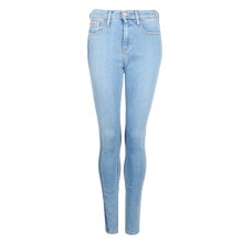 Женские джинсы Женские джинсы скинни с высокой посадкой  голубые  Calvin Klein