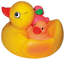 Игрушки для ванной для детей до 3 лет детская игрушка для ванны TULLO Семья уток 3 шт