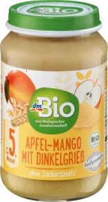 Frucht & Getreide Apfel-Mango mit Dinkelgrieß ab dem 5. Monat, Demeter, 190 g