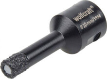 Коронки и наборы для электроинструмента wolfcraft Otwornica diamentowa do płytek 10 мм Керамика Wolfcraft/M14, супер шибка