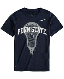 Nike big Boys Navy Penn State Nittany Lions Lacrosse Performance T-shirt