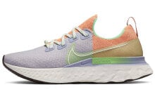 Nike React Infinity Run Flyknit 1 运动 防滑 低帮 跑步鞋 女款 紫橙 / Кроссовки Nike React Infinity Run Flyknit 1 DC0706-111