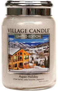 Duftkerze Aspen Holiday - Village Candle Aspen Holiday Glass Jar