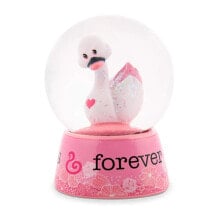 NICI Glitter Globe Swan White 6.5 Cm