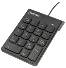 Клавиатуры manhattan 176354 цифровая клавиатура USB Универсальная Черный