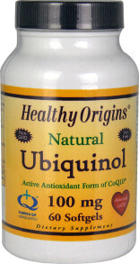 Коэнзим Q10 healthy Origins Natural Ubiquinol Убихинол 100 мг - 60 мягких капсул