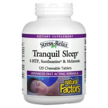 Natural Factors, Stress-Relax, Tranquil Sleep, 90 Enteric Coated Softgels