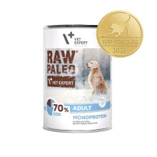 RAW PALEO Adult monoprotein cod wet dog food 400g