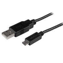 STARTECH Slim Micro B To USB A 2 m USB Cable