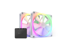 Купить блоки питания для компьютеров NZXT: NZXT F140 RGB Fans - RF-R14DF-W1- Advanced RGB Lighting Customization - Whisper