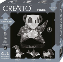 Piatnik Zestawy Kreatywny- Creatto Świecąca Panda