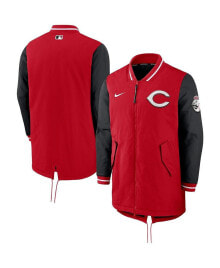 Nike men's Red Cincinnati Reds Dugout Performance Full-Zip Jacket