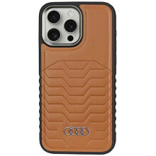 AUDI Synthetic Leather iPhone 15 Pro 6.1 Autpupcmip15Pgtd3Bn phone case