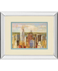 Classy Art cityscape II by Longo Mirror Framed Print Wall Art, 34