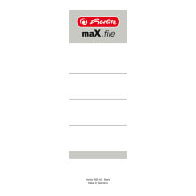 Herlitz maX.file самоклеящийся ярлык Белый Прямоугольник 10 шт 5966106